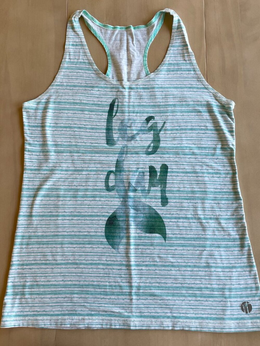 Entire Closet $5! Raw Threads Organic Cotton/Bamboo Mermaid Leg Day Athletic - Picture 2 of 9